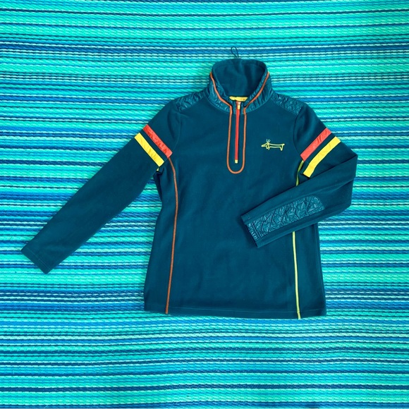 Colorful Louis Castel fleece jacket - Picture 1 of 9